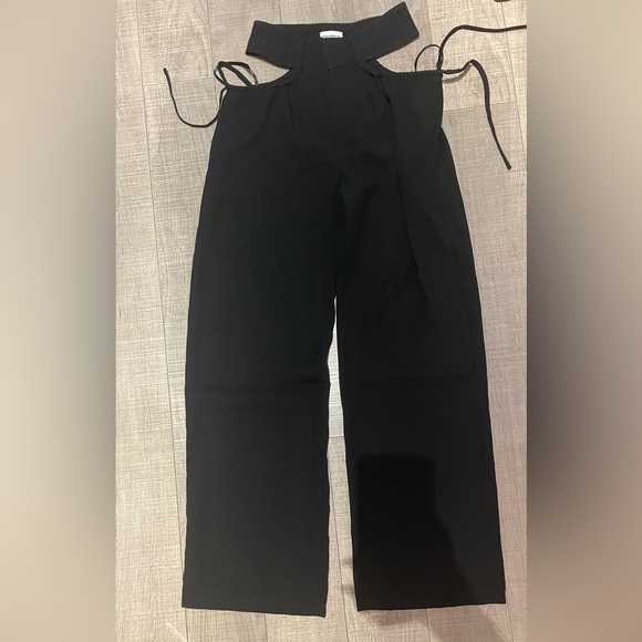 Superdown black pants with cut outs from Revolve. Size XS. - Picture 2 of 8
